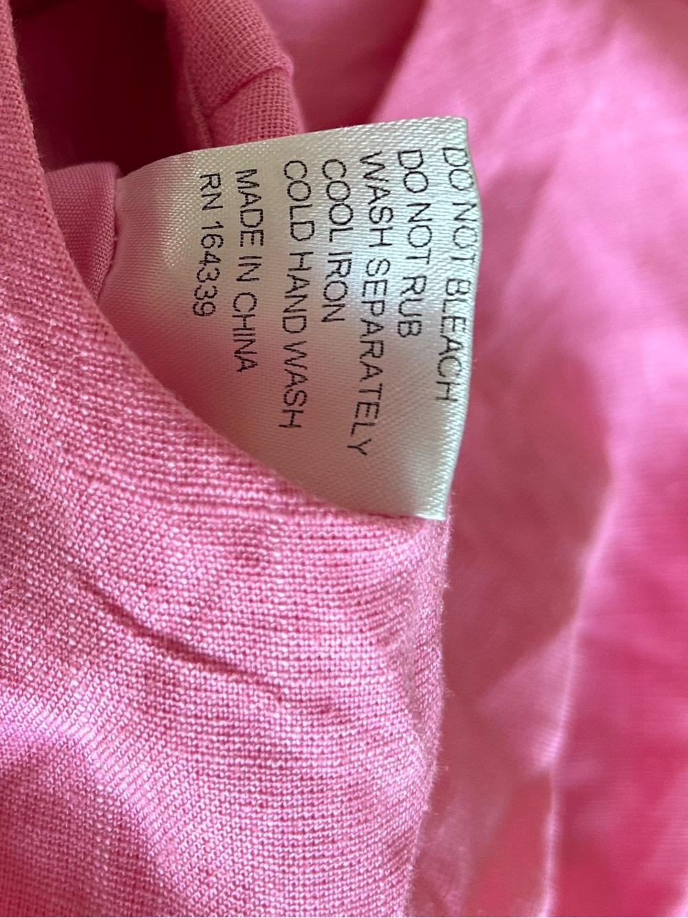 Petal & Pup MVN Femme Jumpsuit Size 0 Pink Linen Blend Wide Leg NEW With Tags - Picture 10 of 16